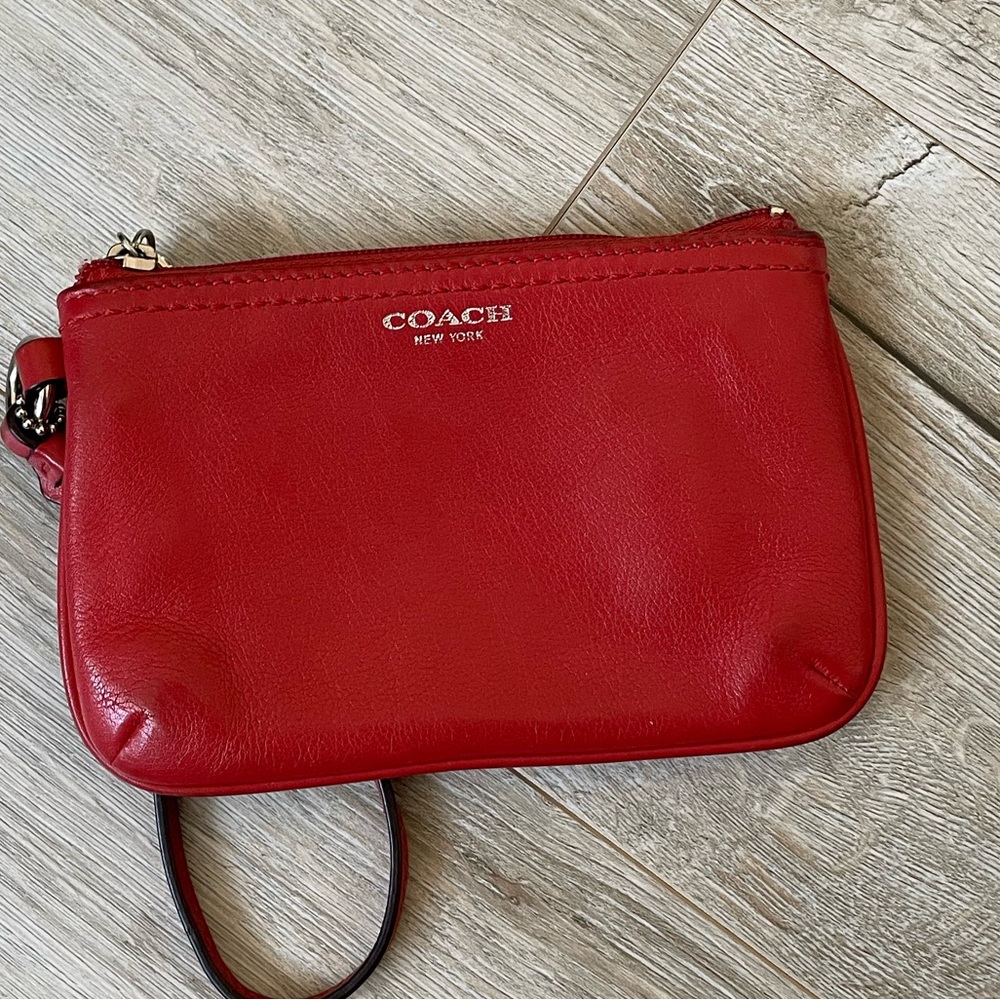 Coach wristlet Orange